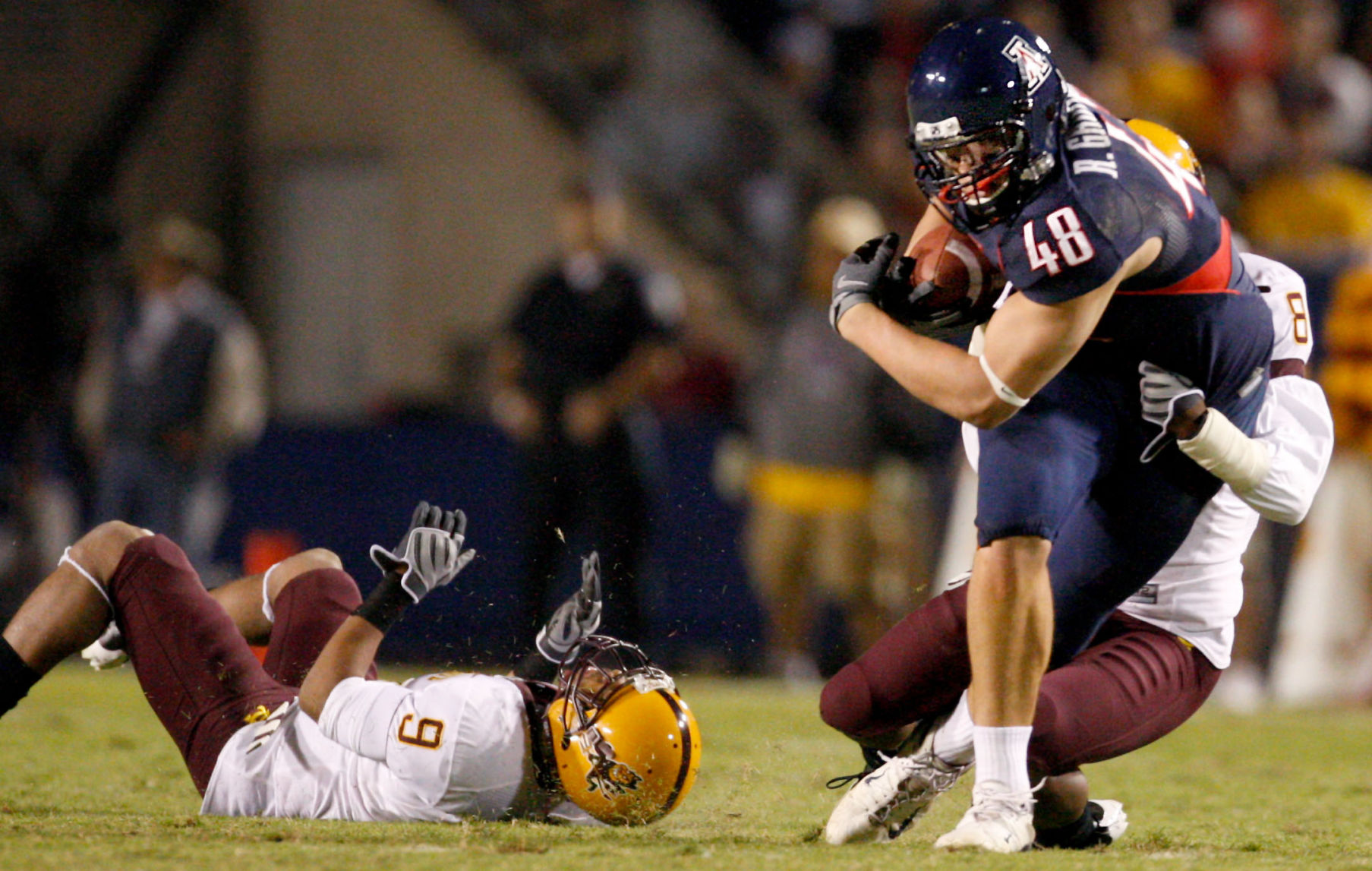 University of Arizona football player Rob Gronkowski